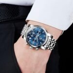 OLEVS Men's Stainless Steel Chronograph Watch... - Image 4