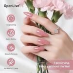 16.5ml Dusty Rose Nail Polish Large Volume Quick Drying... - Image 5