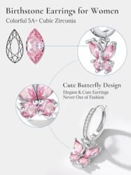 SILVERCUTE 925 Sterling Silver Butterfly Earrings - Image 4