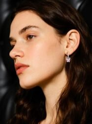 SILVERCUTE 925 Sterling Silver Butterfly Earrings - Image 2